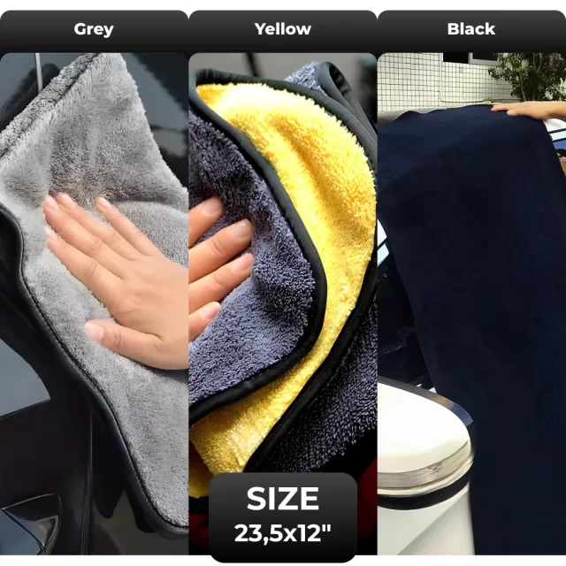 Car Wash Towel: Extra Large Microfiber  |  “MicroWash” by Owleys product image 3 (product view)