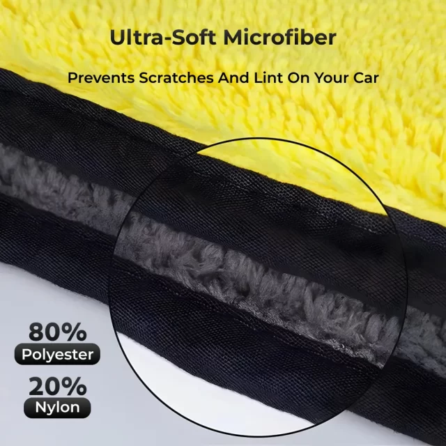 Car Wash Towel: Extra Large Microfiber  |  “MicroWash” by Owleys in detail - image 1 (product view)