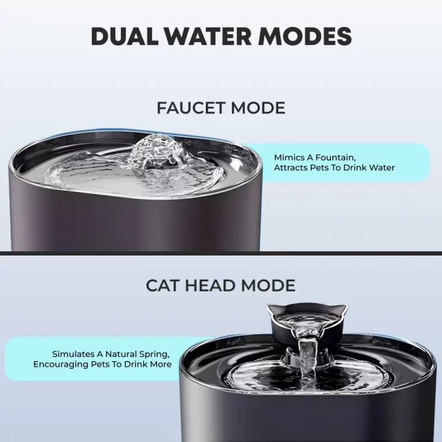 Cat Water Fountain  |  “Splasher” by Owleys in detail - image 1 (product view)