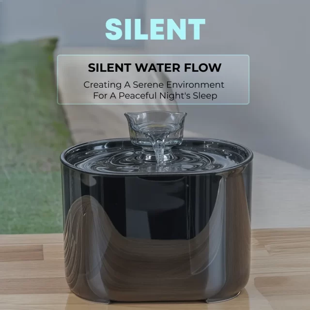 Detailed look at Cat Water Fountain  |  “Splasher” by Owleys - image 4 (product view)