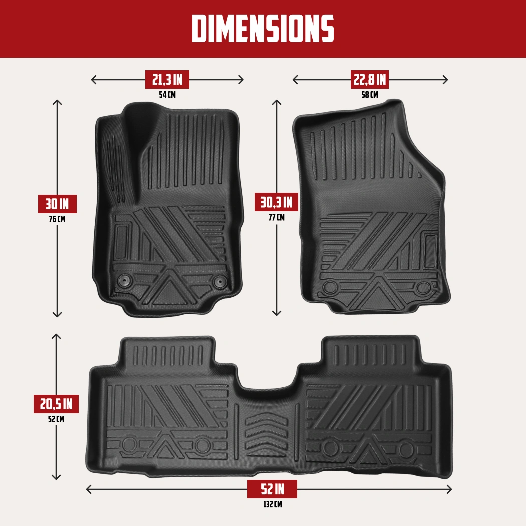 Chevy Equinox Floor Mats  |  2017-2023 Models Custom Fit - View 4