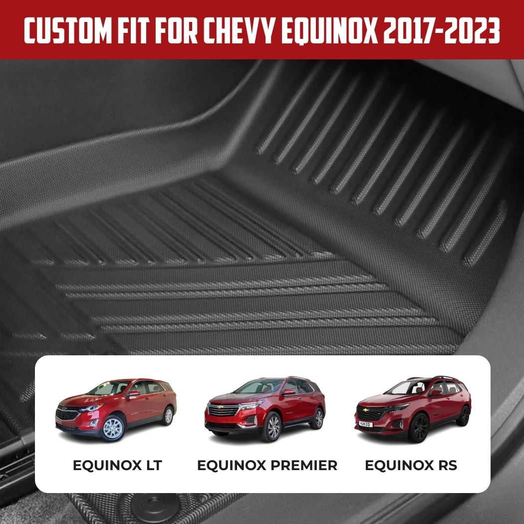 Chevy Equinox Floor Mats  |  2017-2023 Models Custom Fit - View 3