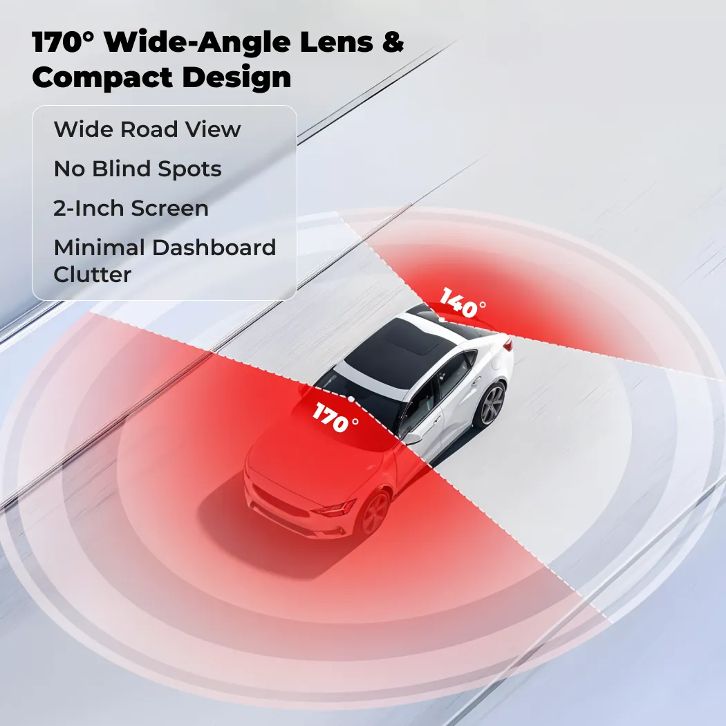 Close-up of Dash Cam Triple Recording  |  “RoadWatch” by Owleys - view 2 (product view)