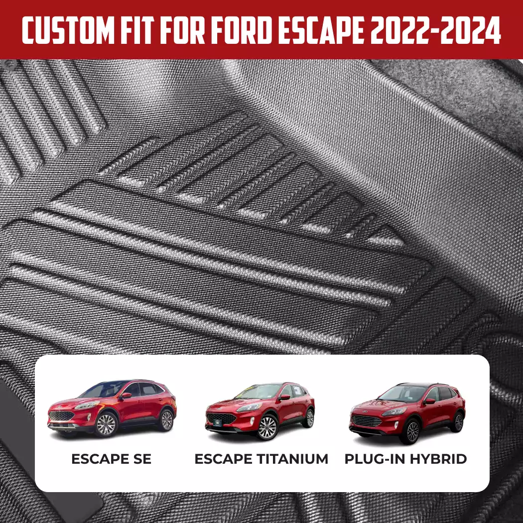 Ford Escape Floor Mats  |  2020-2024 Models Custom Fit - View 3