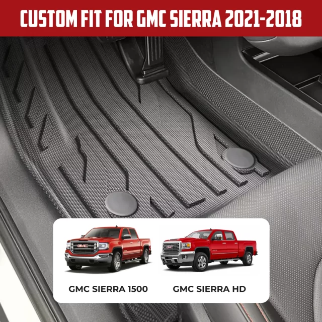 GMC Sierra Floor Mats  |  2012-2018 Models Custom Fit product image 3 (product view)