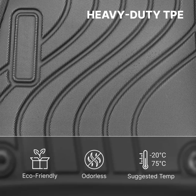 Honda Accord Floor Mats  |  2023-2024 Models Custom Fit in detail - image 1 (product view)