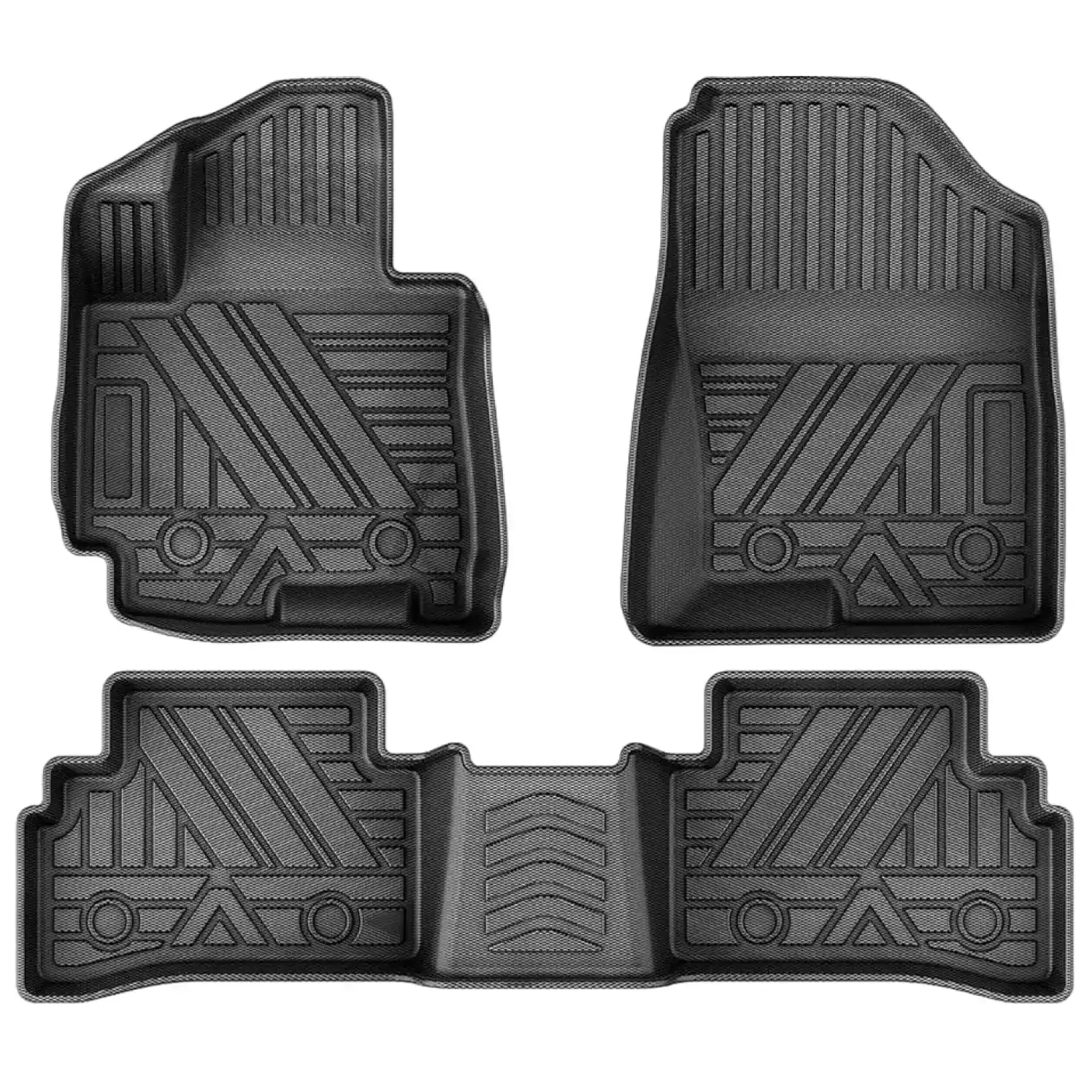 Image of Hyundai Tucson Floor Mats  |  2021-2022 Models Custom Fit - view 0 (product view)