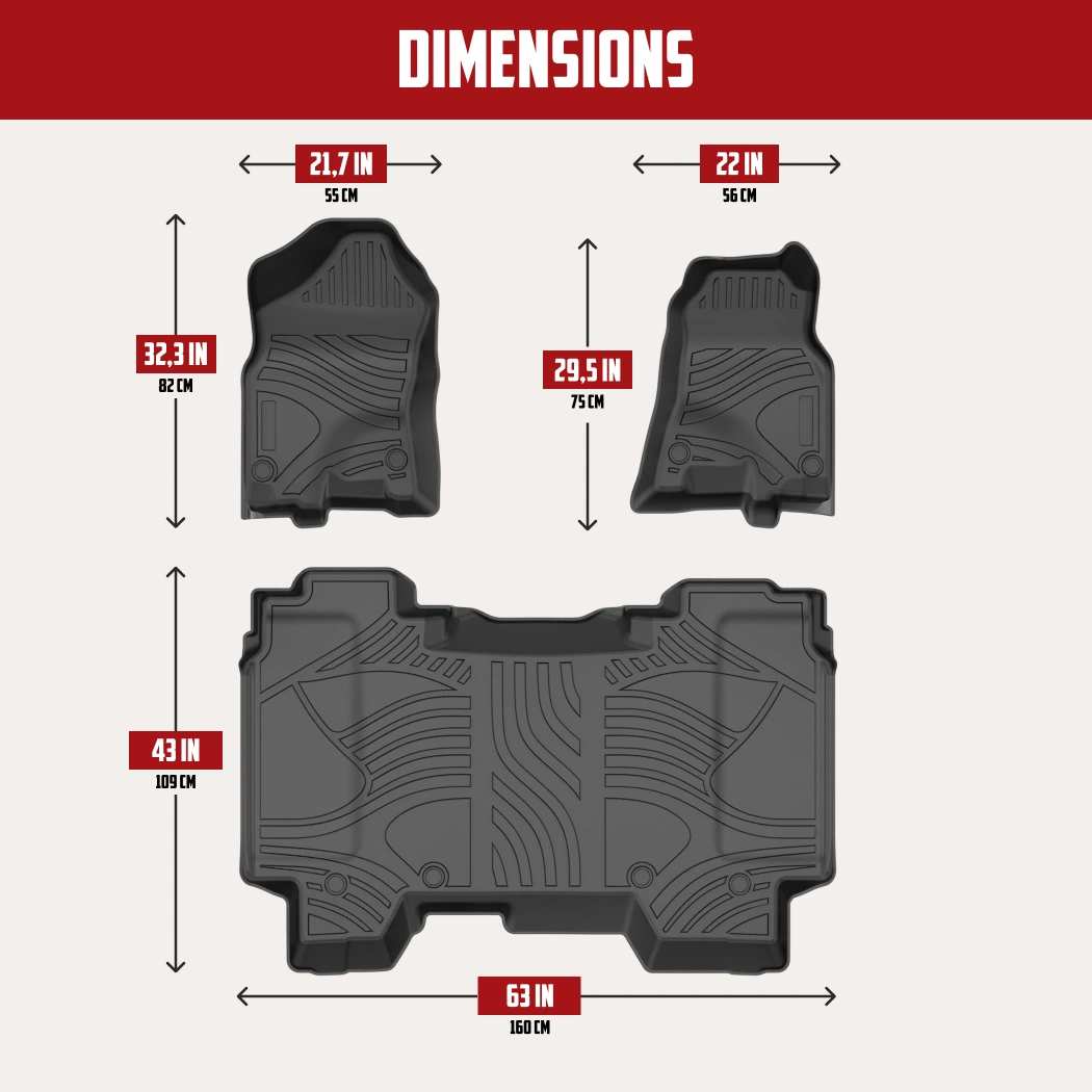 Dodge RAM Floor Mats  |  2019-2024 Models Custom Fit - View 4