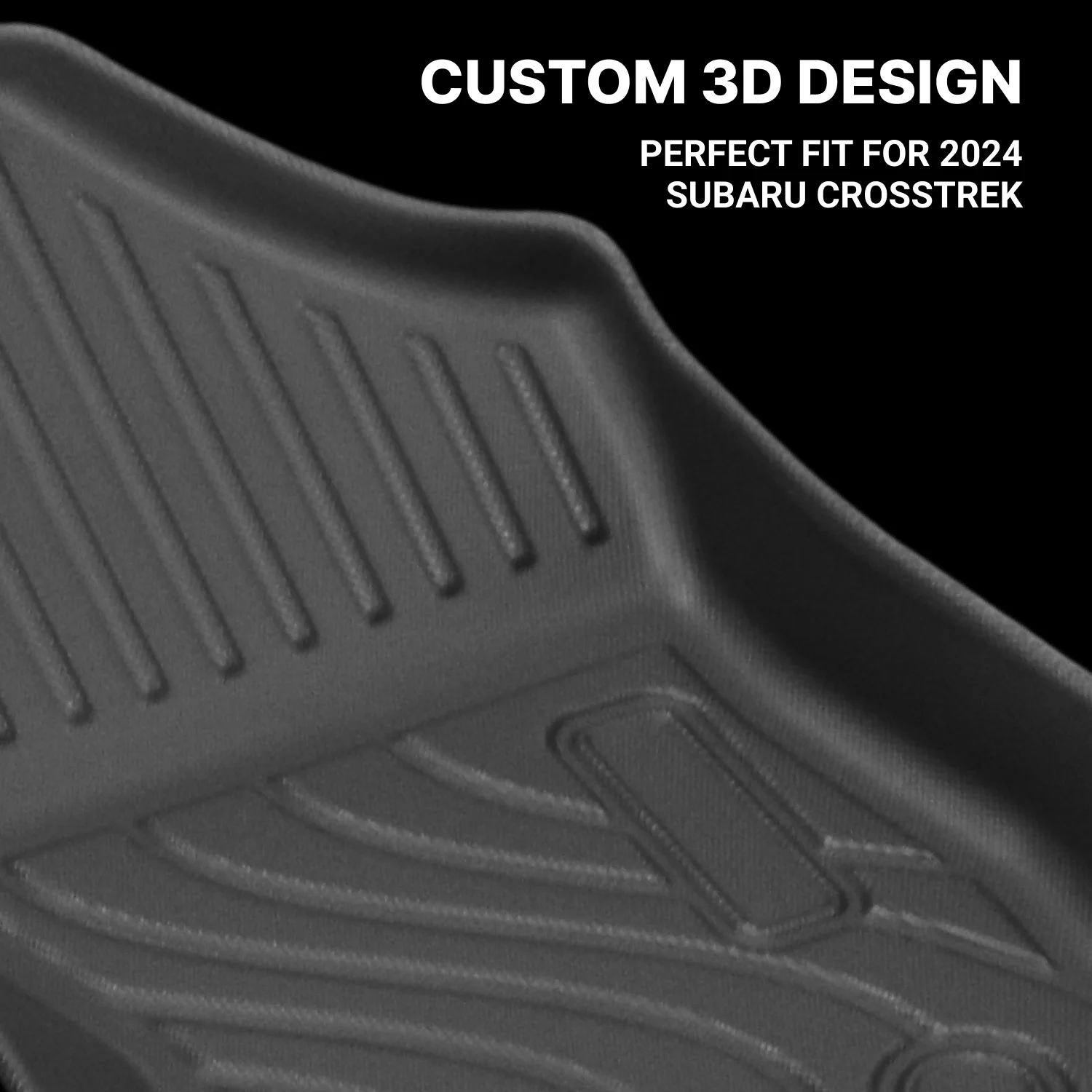 Subaru Crosstrek Floor Mats  |  2024 Model Custom Fit in detail - image 1 (product view)