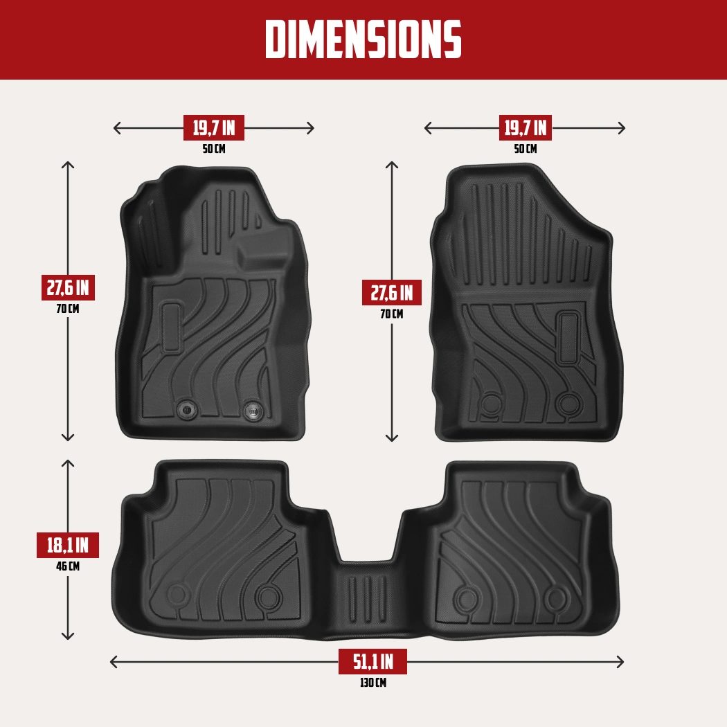 Subaru Crosstrek Floor Mats  |  2024 Model Custom Fit - View 4