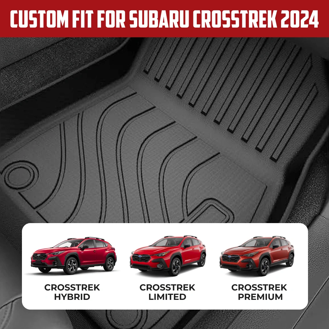 Subaru Crosstrek Floor Mats  |  2024 Model Custom Fit - View 3