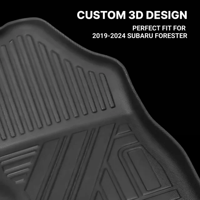 Subaru Forester Floor Mats  |  2019-2024 Models Custom Fit in detail - image 1 (product view)