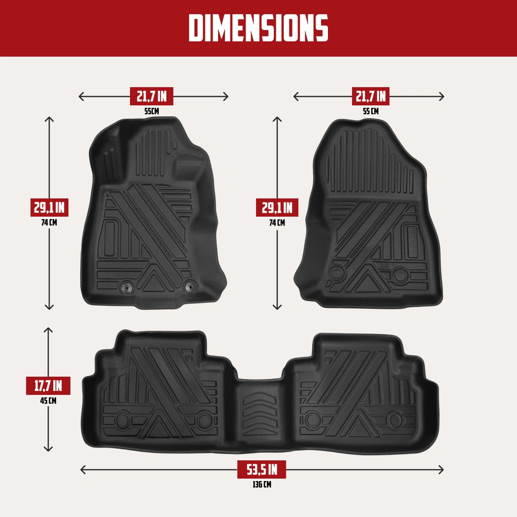 Subaru Forester Floor Mats  |  2019-2024 Models Custom Fit - View 4