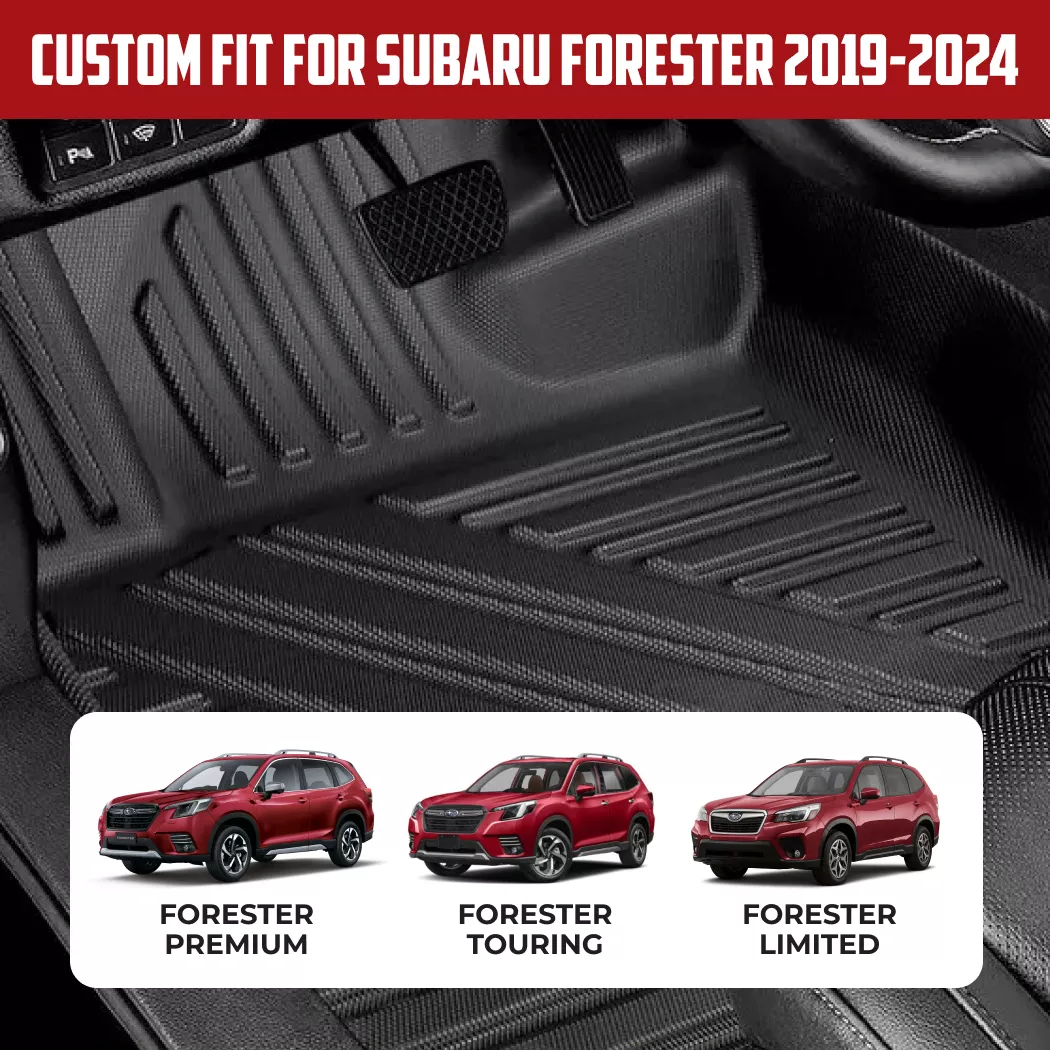 Subaru Forester Floor Mats  |  2019-2024 Models Custom Fit - View 3