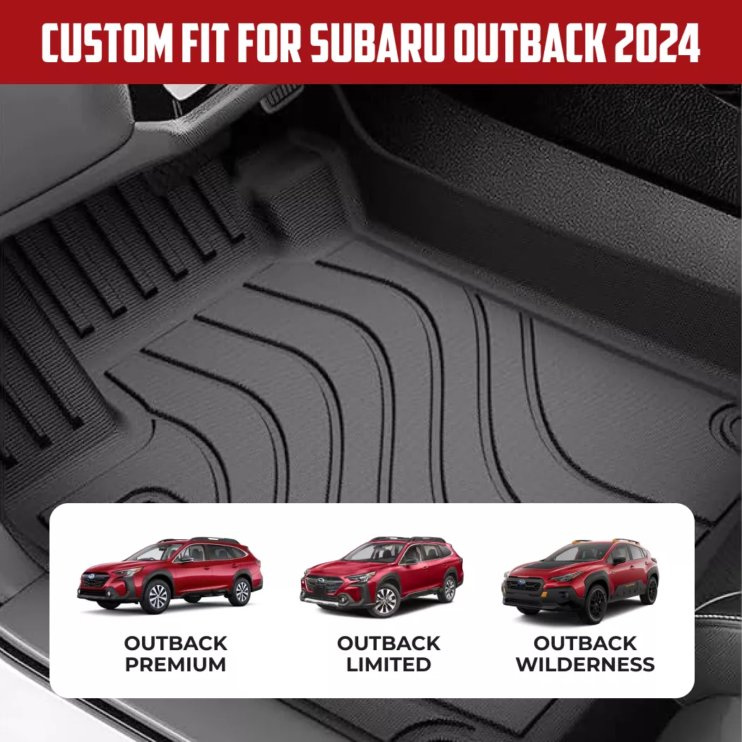 Subaru Outback Floor Mats  |  2024 Model Custom Fit - View 3