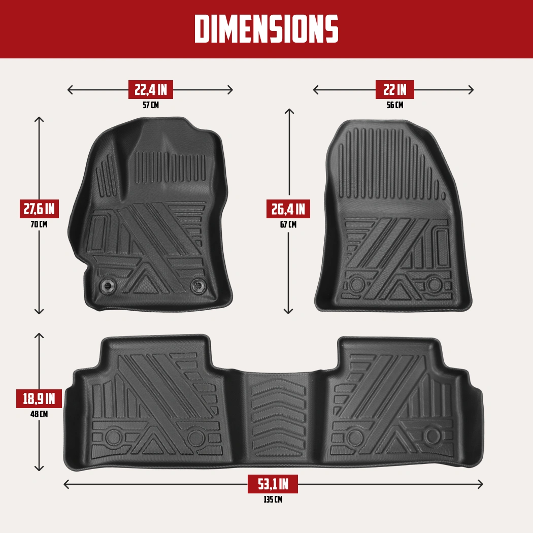 Toyota Corolla Floor Mats  |  2019-2023 Models Custom Fit - View 4