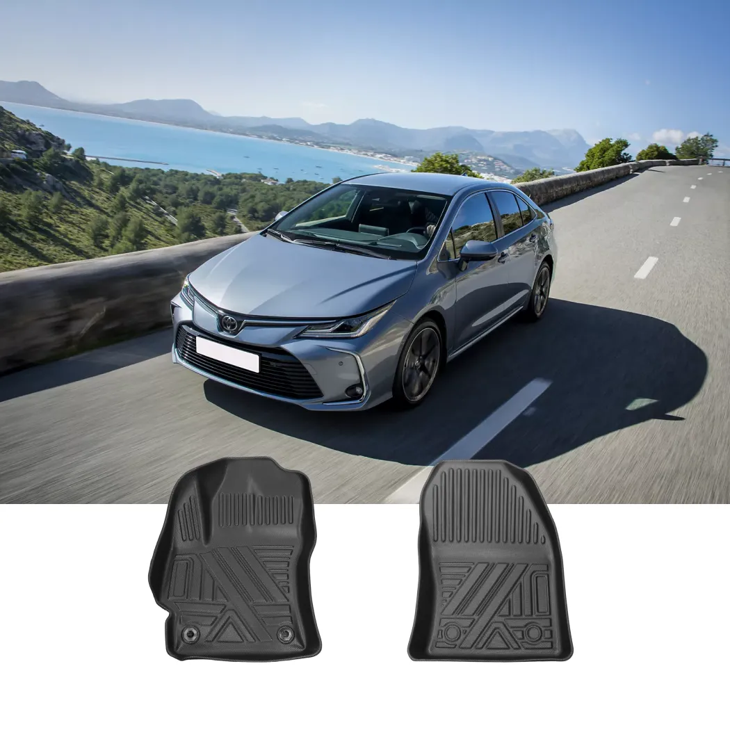 Toyota Corolla Floor Mats – Odorless, Eco-Safe TPE  |  2019-2023 Models Custom Fit - View 1
