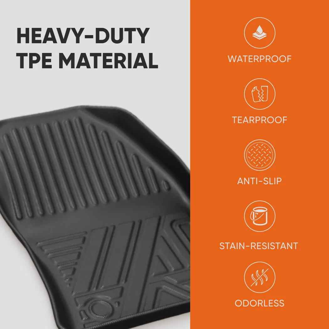 Toyota Corolla Floor Mats – Odorless, Eco-Safe TPE  |  2019-2023 Models Custom Fit - View 4