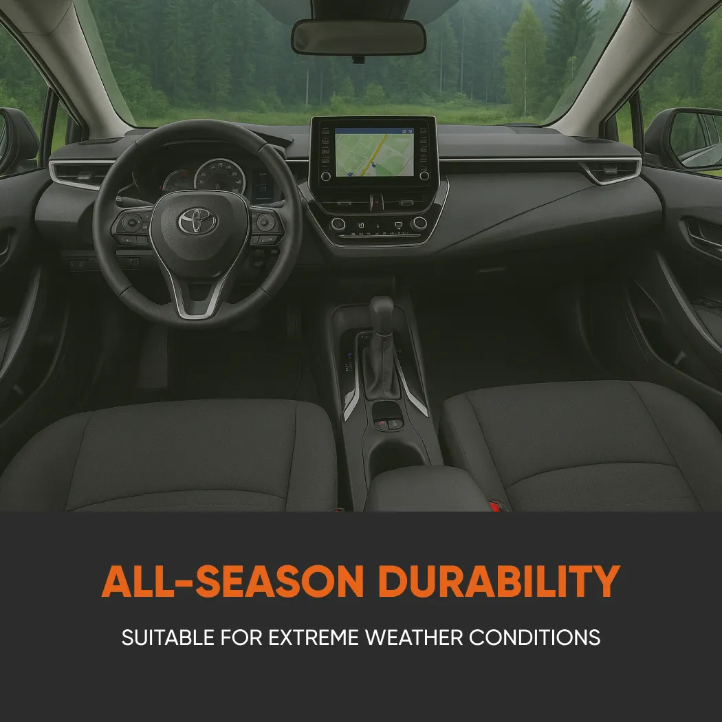 Toyota Corolla Floor Mats – Odorless, Eco-Safe TPE  |  2019-2023 Models Custom Fit - View 3