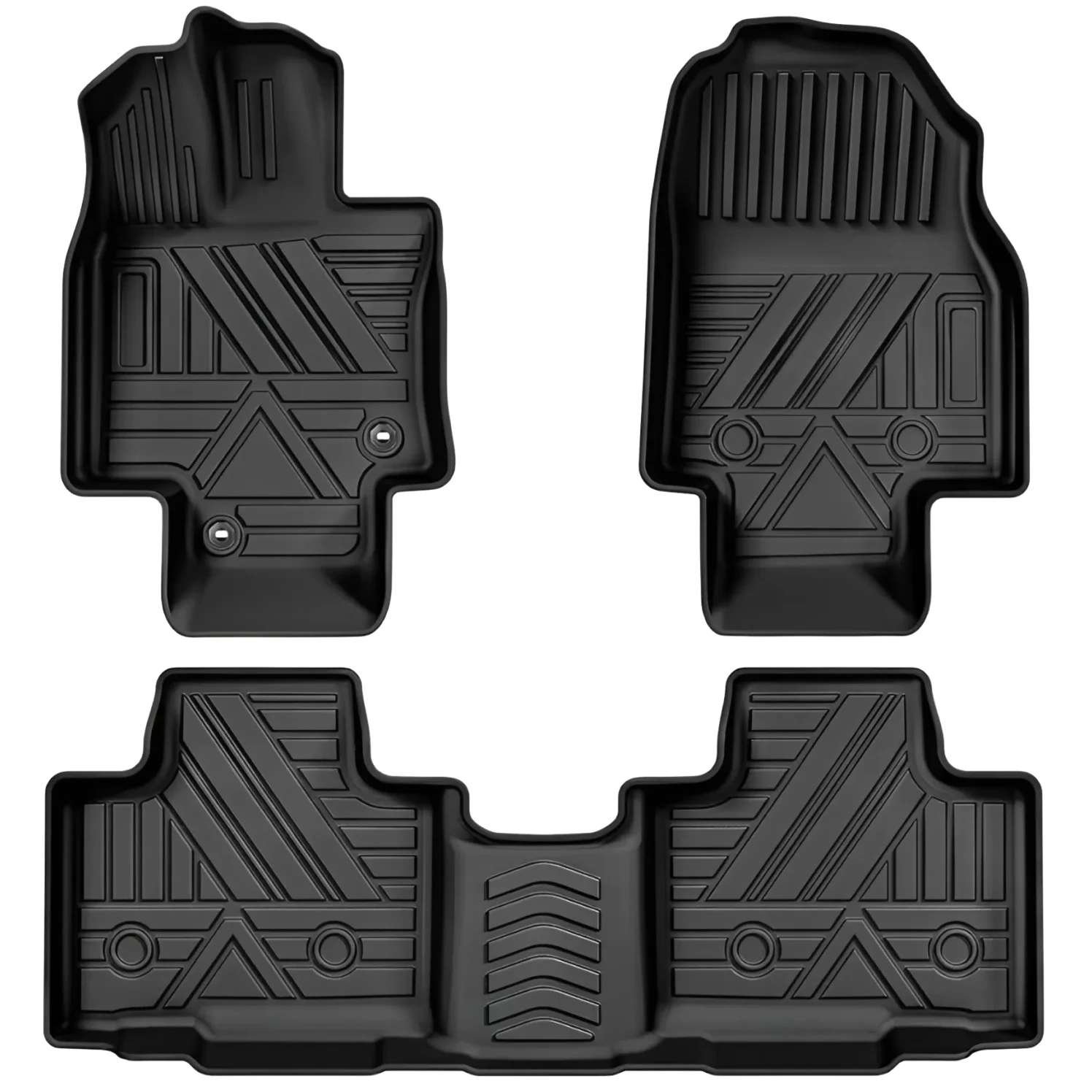 Image of Toyota Highlander Floor Mats  |  5-Seater 2022-2024 Models Custom Fit - view 0 (product view)