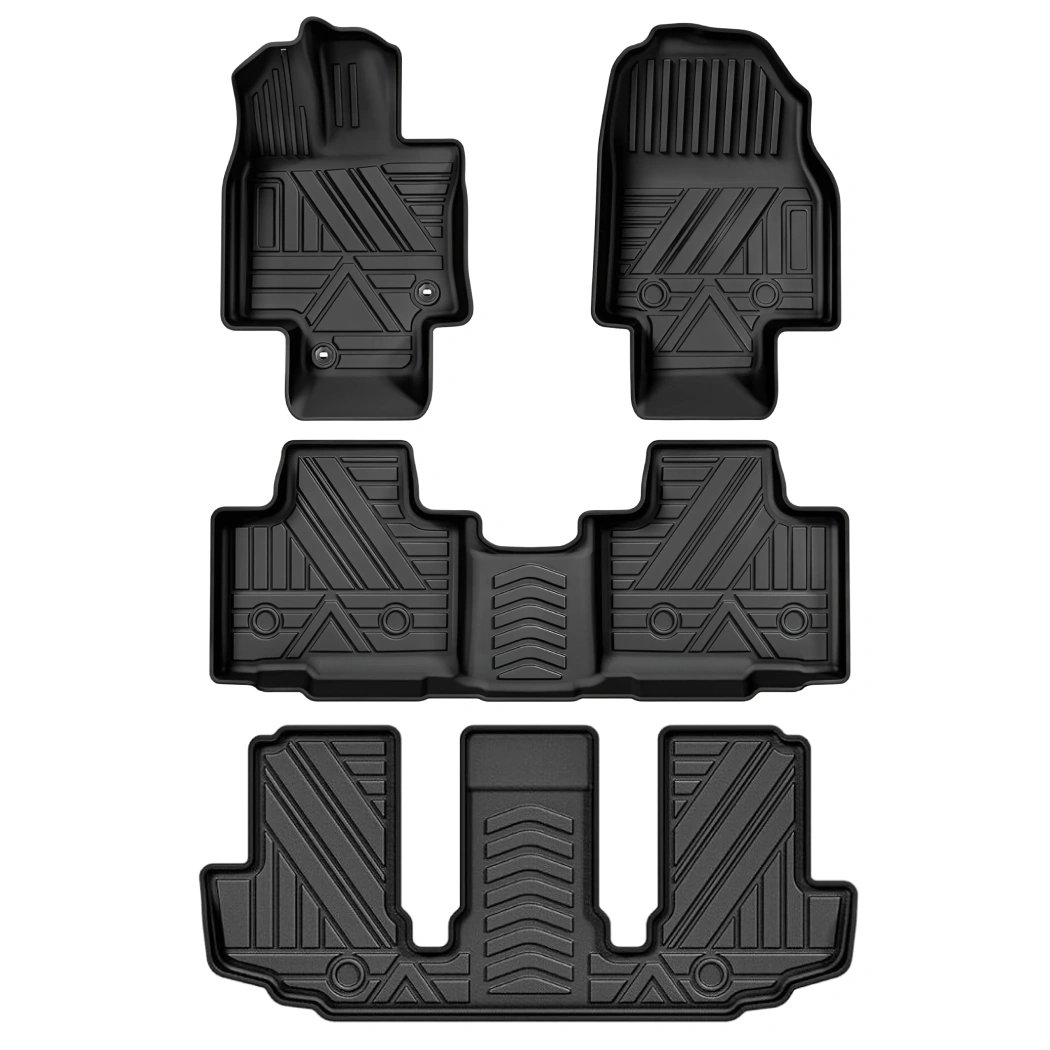 Toyota Highlander Floor Mats  |  7-Seater 2022-2024 Models Custom Fit