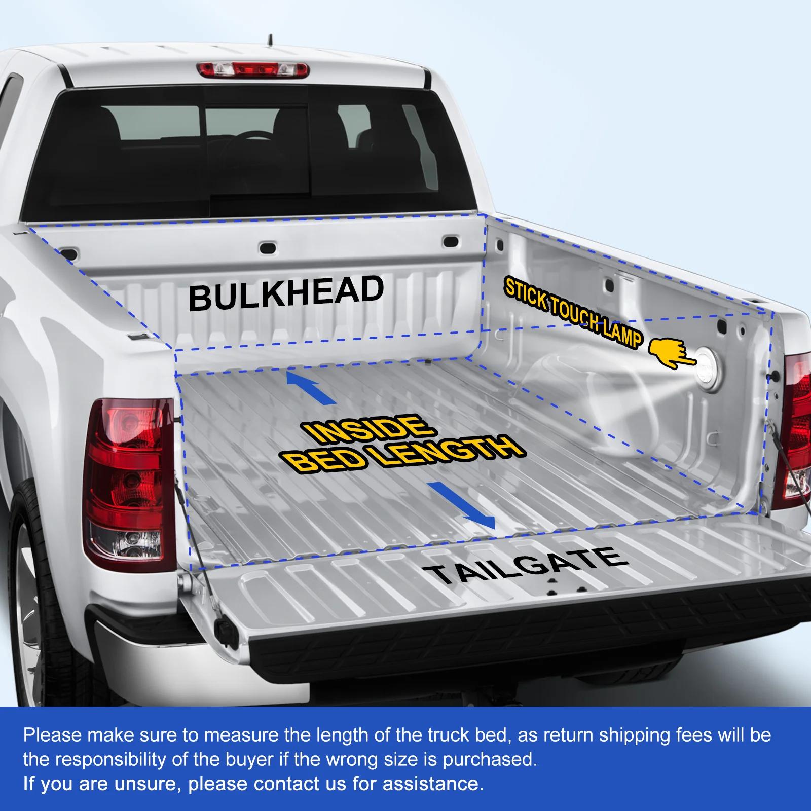 Truck Bed Cover (Soft Roll-Up Tonneau Cover) for 2007-2013 Silverado / Sierra 1(6.6 Feet Bed) - View 5