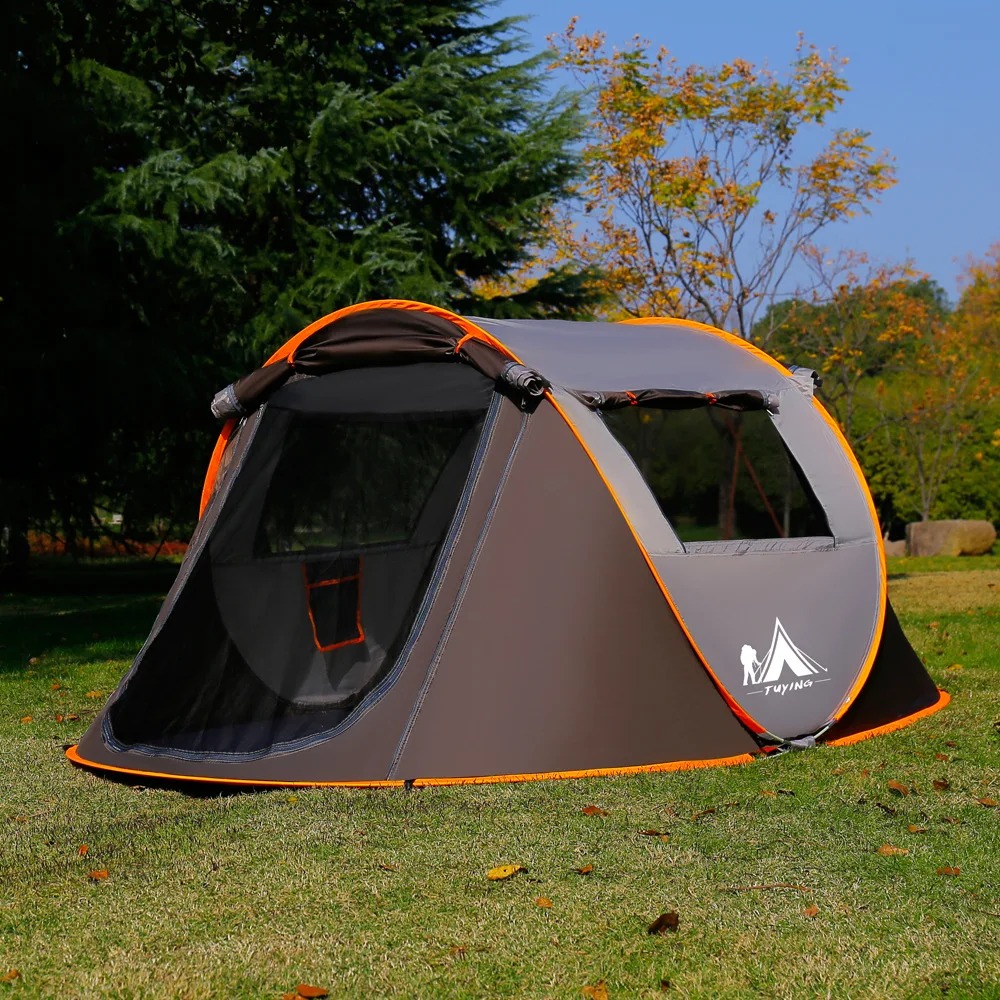 Automatic Pop Up Super Large Tent  |  Up to 6 people Comfortable Dome - View 6