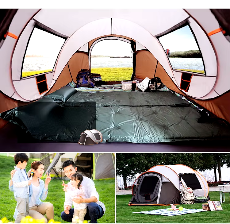 Automatic Pop Up Super Large Tent  |  Up to 6 people Comfortable Dome - View 5