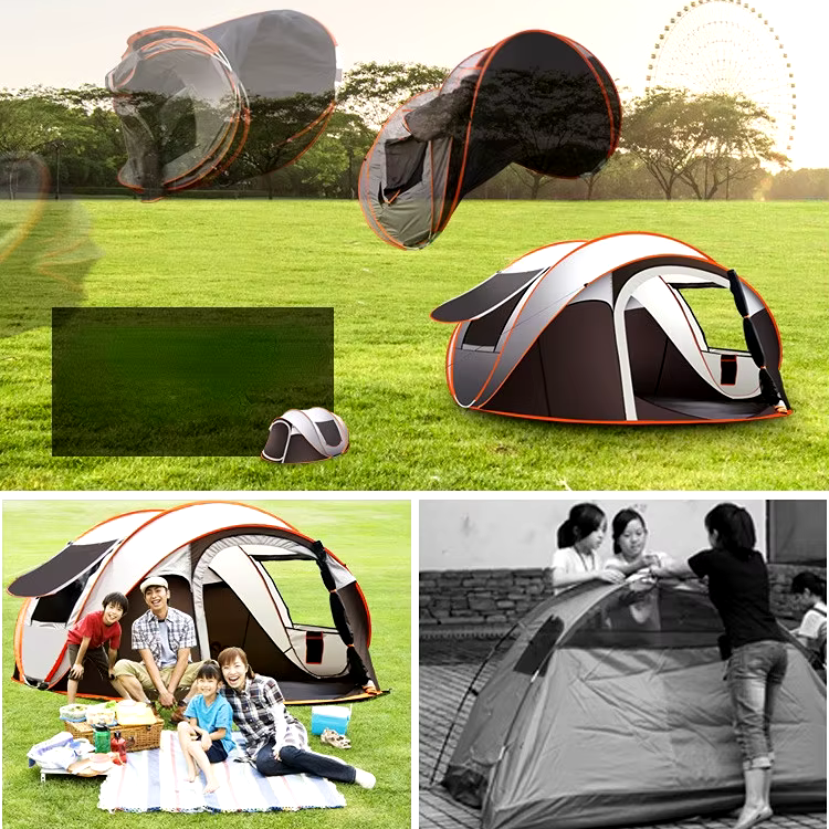 Automatic Pop Up Super Large Tent  |  Up to 6 people Comfortable Dome - View 9