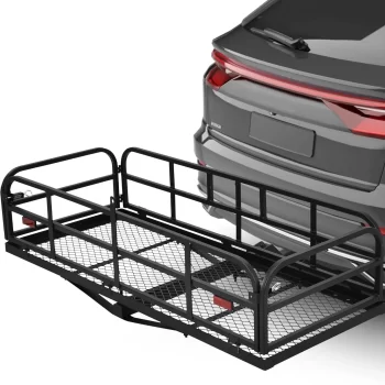 Hitch Cargo Carrier – Heavy Duty 500 Lbs Ca…