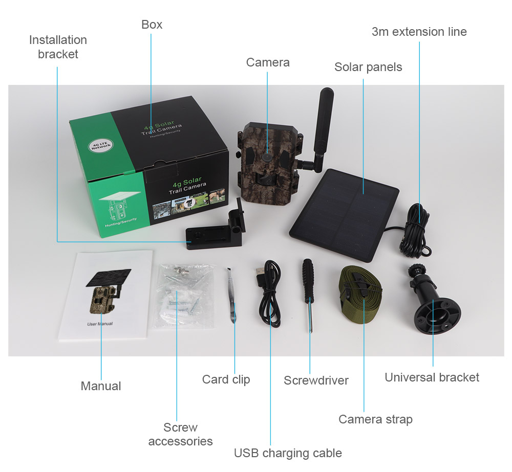 Solar Hunting Trail Camera  |  EcoSight 4G Solar Trail Cam - View 10