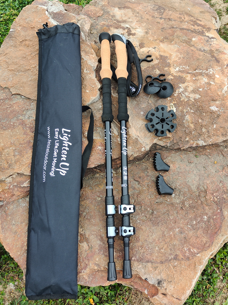 Outdoor Folding Hiking Sticks (2PCS)  |  PeakTrail Foldable Trekking Poles - View 7