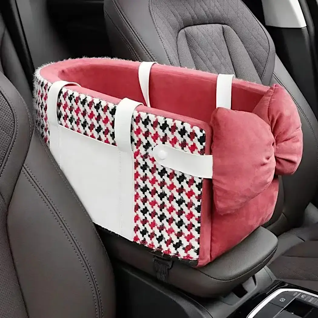 Portable Pet Car Busket Seat  |  Paws & Ride Travel Seat for Dogs And Cats