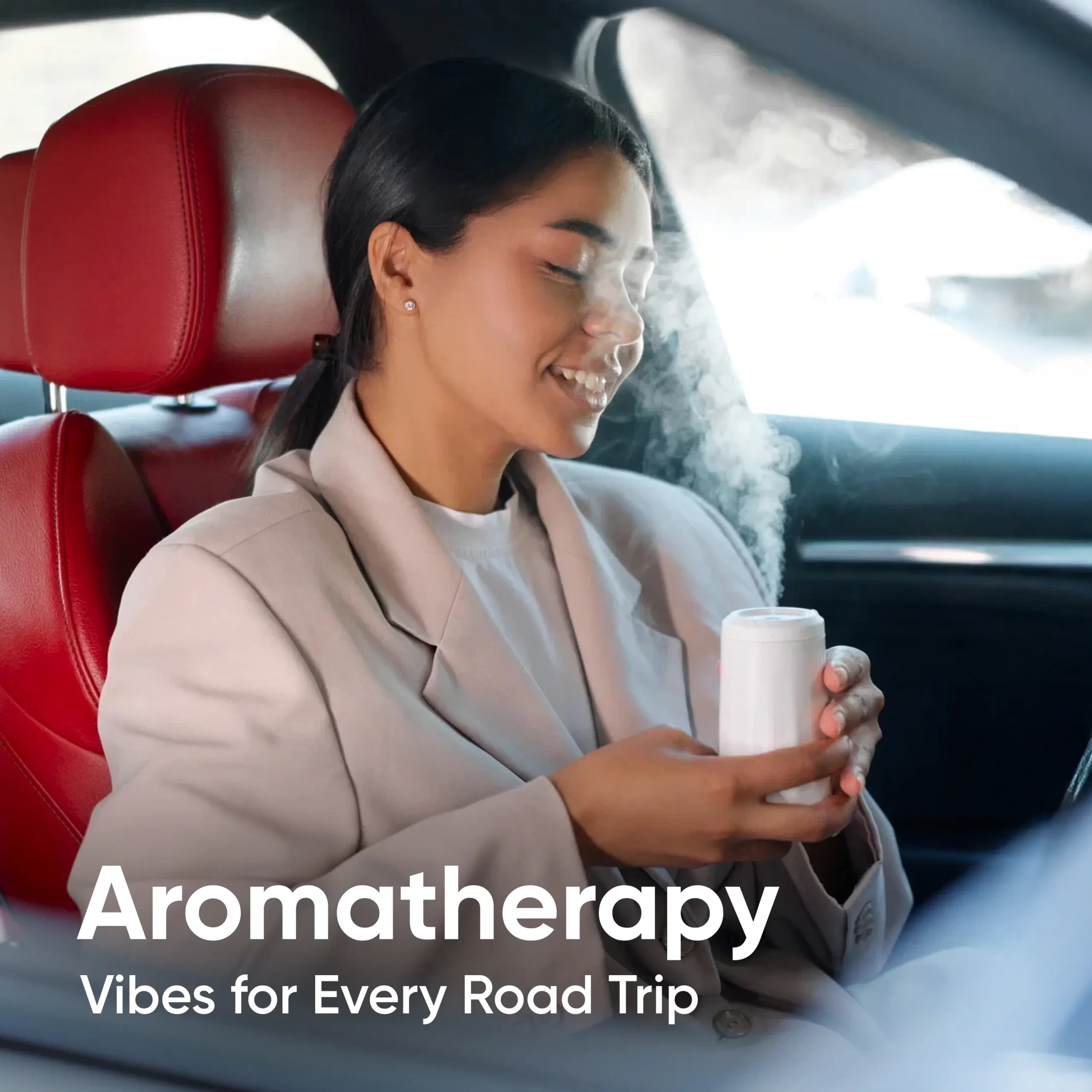 Car Aroma Diffuser Waterless Pod  |  “Aura Glide” by Owleys + Essential Oil - View 12