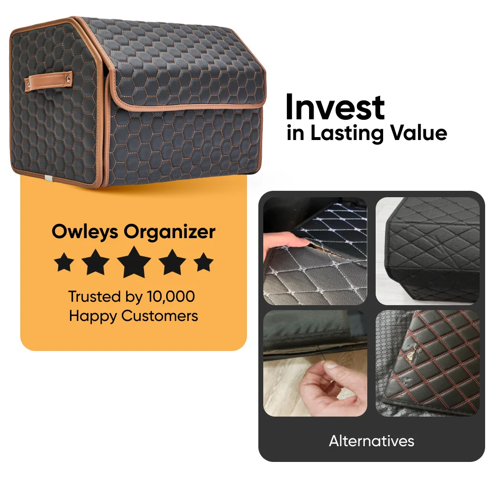 Car Trunk Organizer  |  21.6 in – “Hexy” by Owleys - View 12