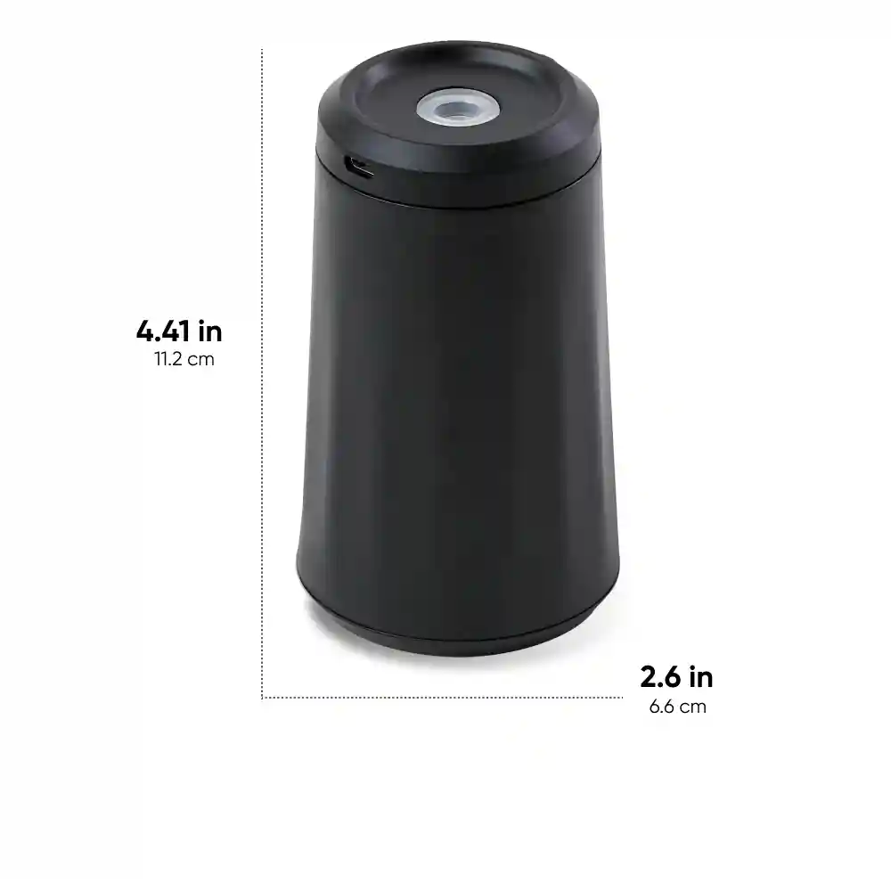 Waterless Car Aroma Diffuser  |  Black “Aura Glide” by Owleys - View 4