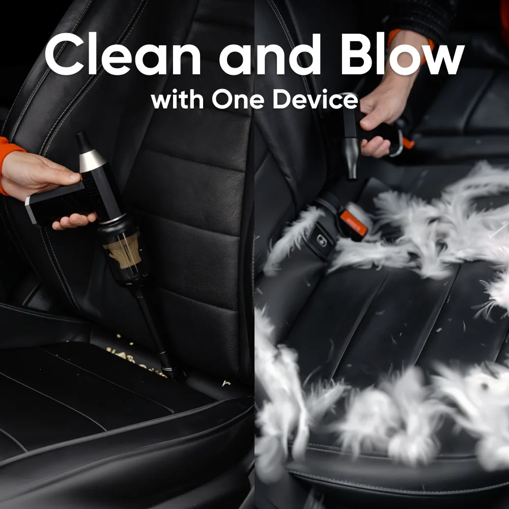 Portable Car Vacuum Cleaner with Blower  |  “CrossClean” by Owleys - View 4