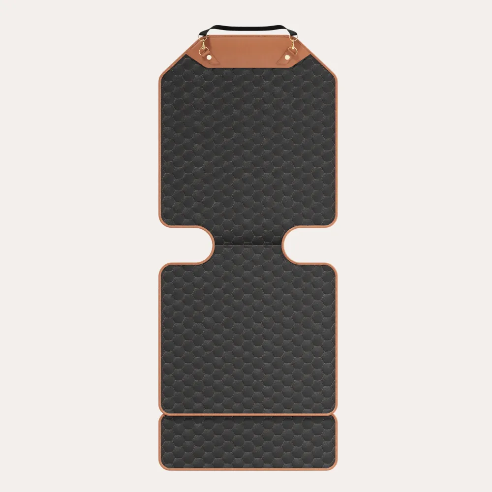 Car Seat Protector Mat  |  “Hexy” by Owleys - View 2