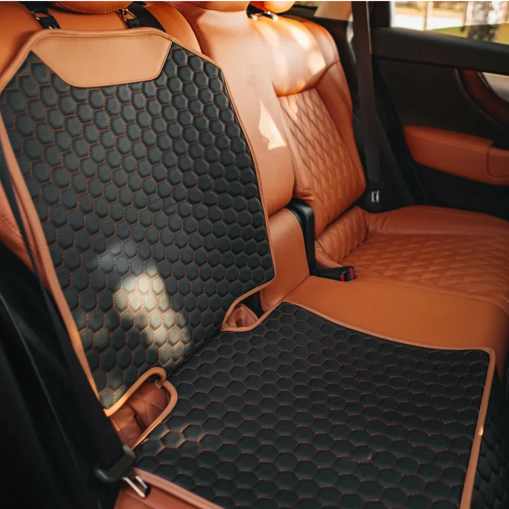 Car Seat Protector Mat  |  “Hexy” by Owleys - View 10