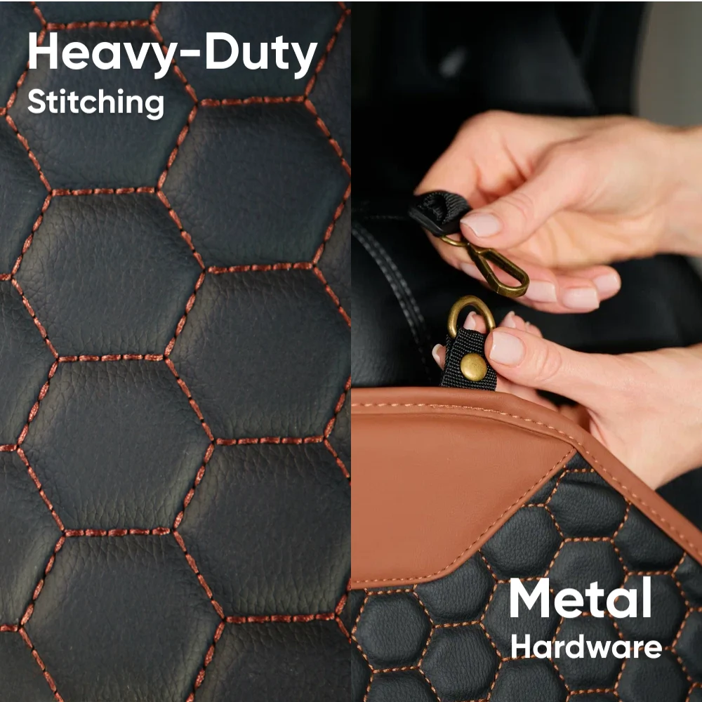 Car Seat Protector Mat  |  “Hexy” by Owleys - View 8