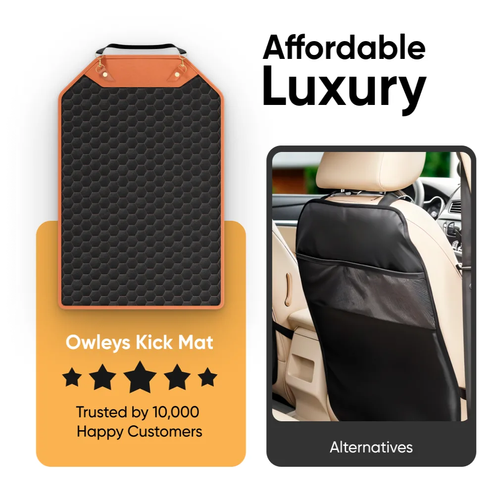 Car Seat Back Protector  |  “Hexy” by Owleys - View 9