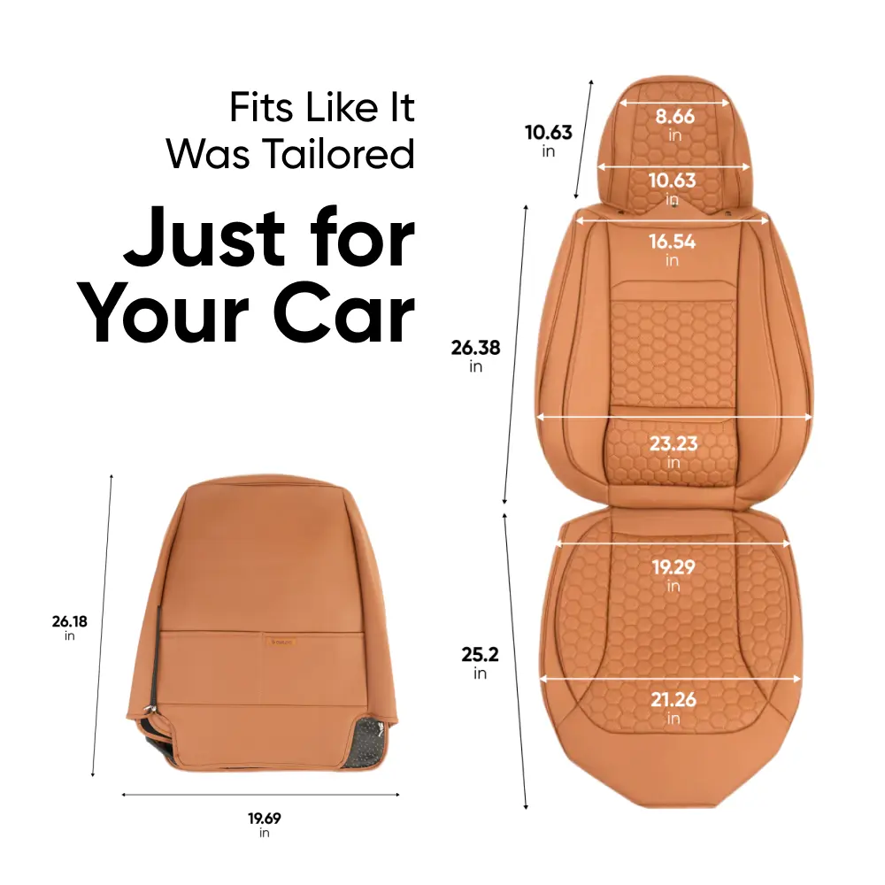 Eco-Leather Car Seat Covers  |  “Harlow” by Owleys - View 8