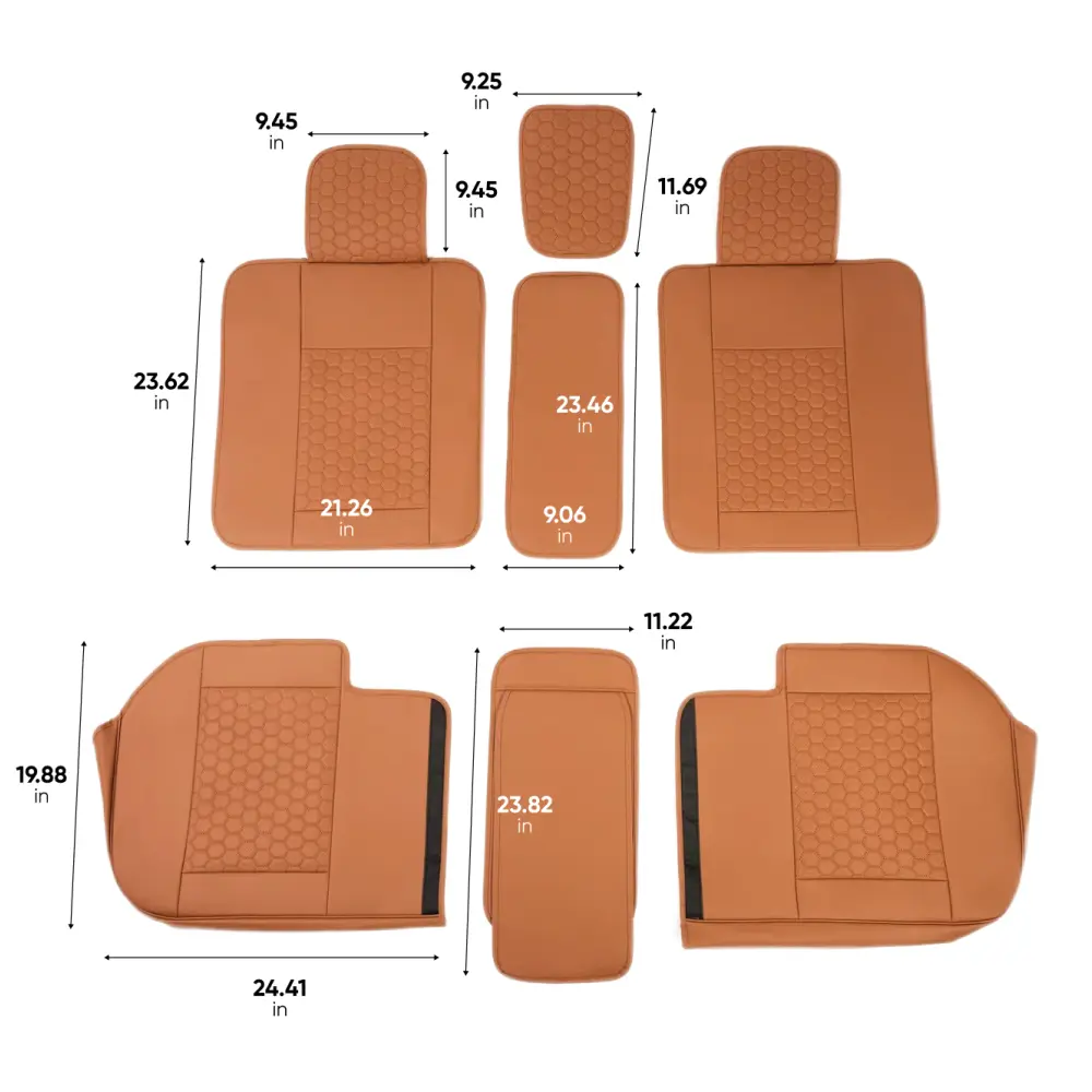 Eco-Leather Car Seat Covers  |  “Harlow” by Owleys - View 9