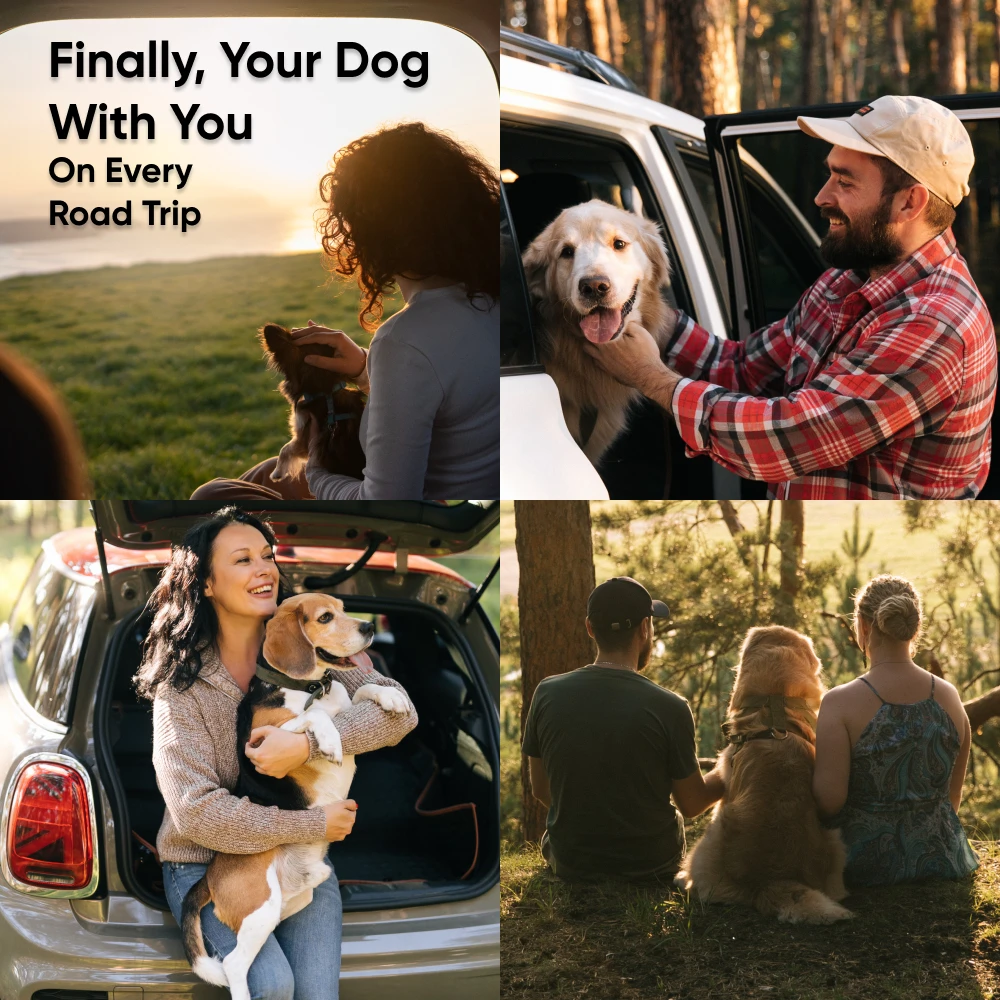 Hard Bottom Dog Car Hammock  |  “Travel Buddy Mk. II” by Owleys - View 14