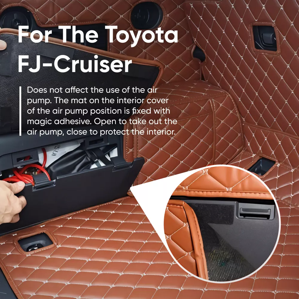 For Toyota FJ Cruiser Trunk Mat  |  Interior Modification – Full Large Surround Tail Box Mat - View 3