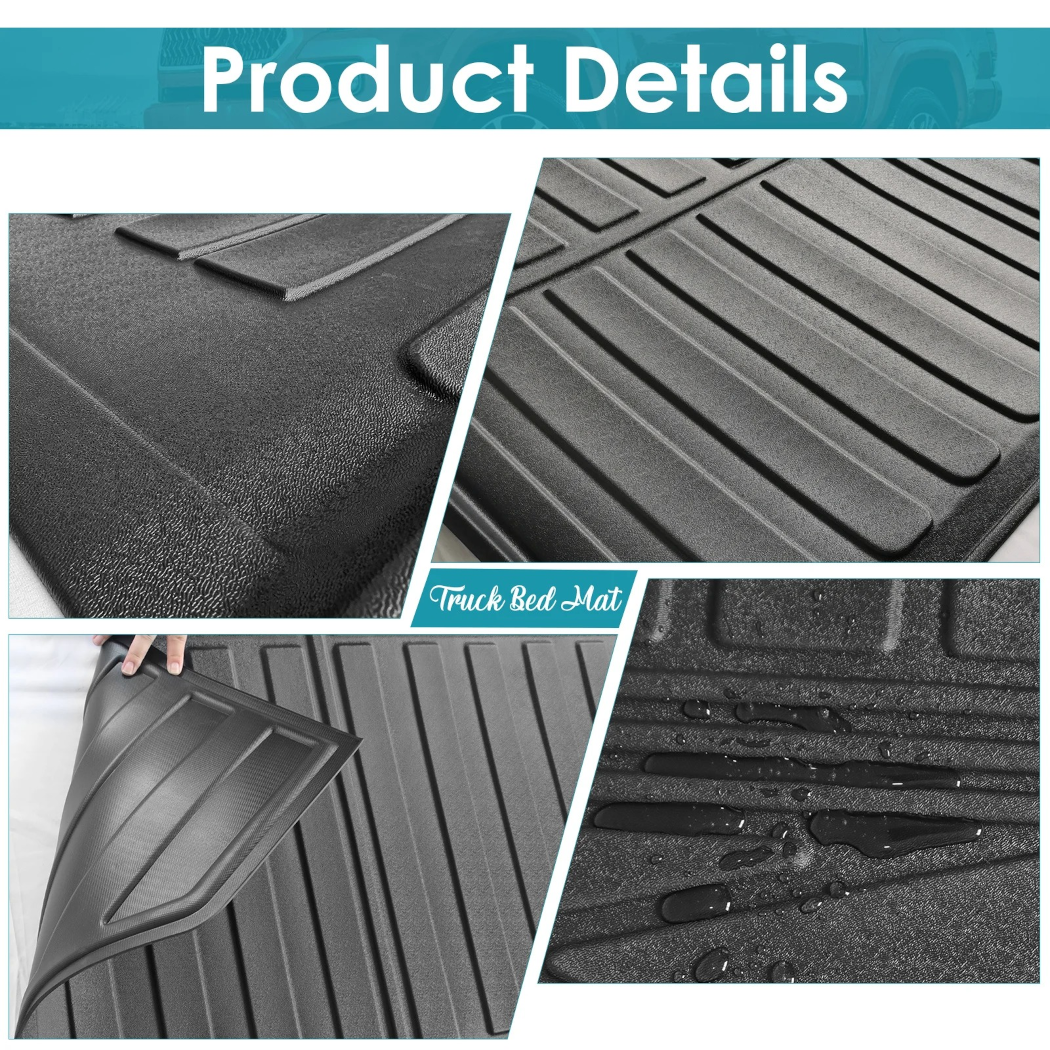 Truck Rear Storage Mat For 19-24 Dodge Ram 1500  |  RamShield Cargo Protector - View 5