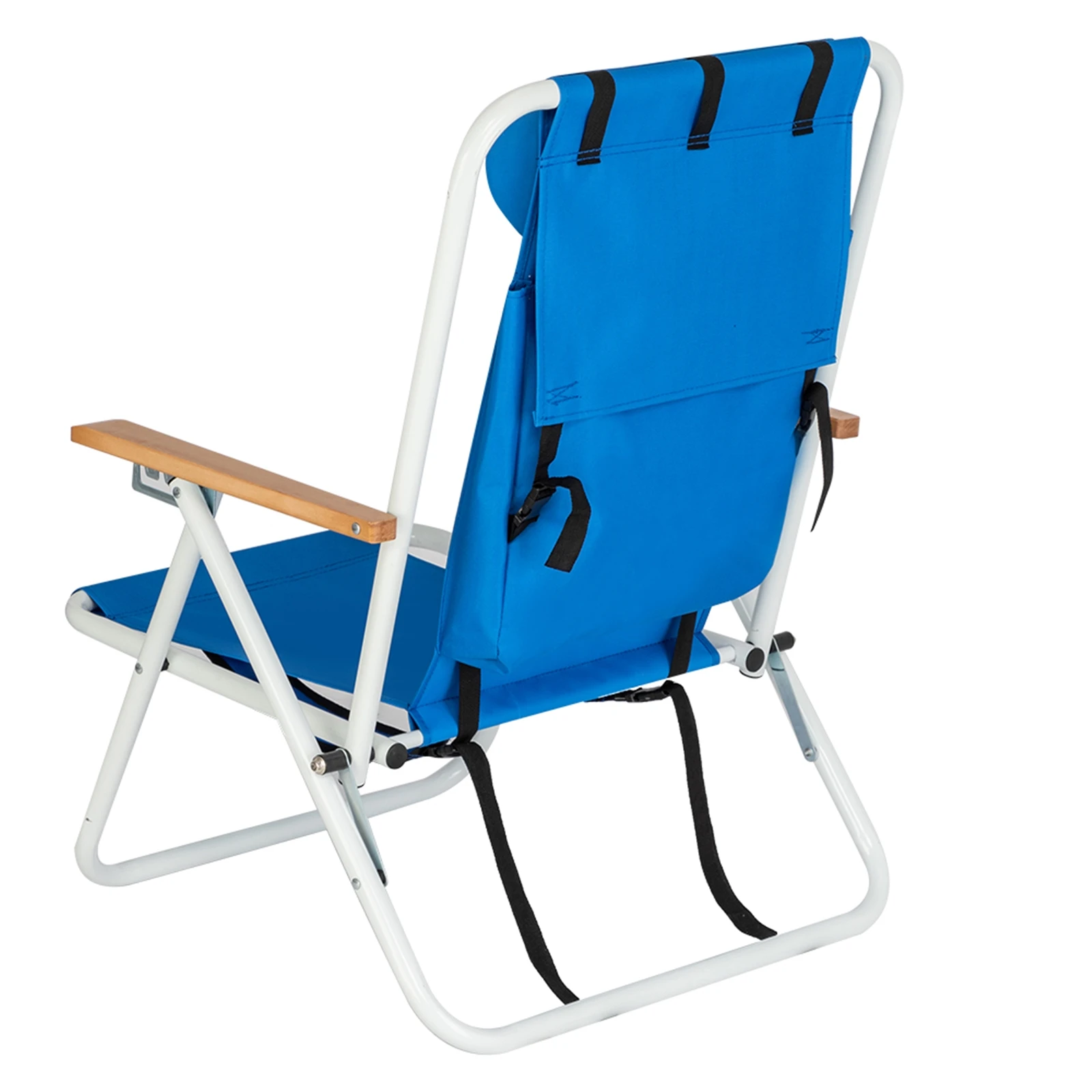 2-Pack Foldable Beach Chairs with Cup Holders | Owleys - View 3