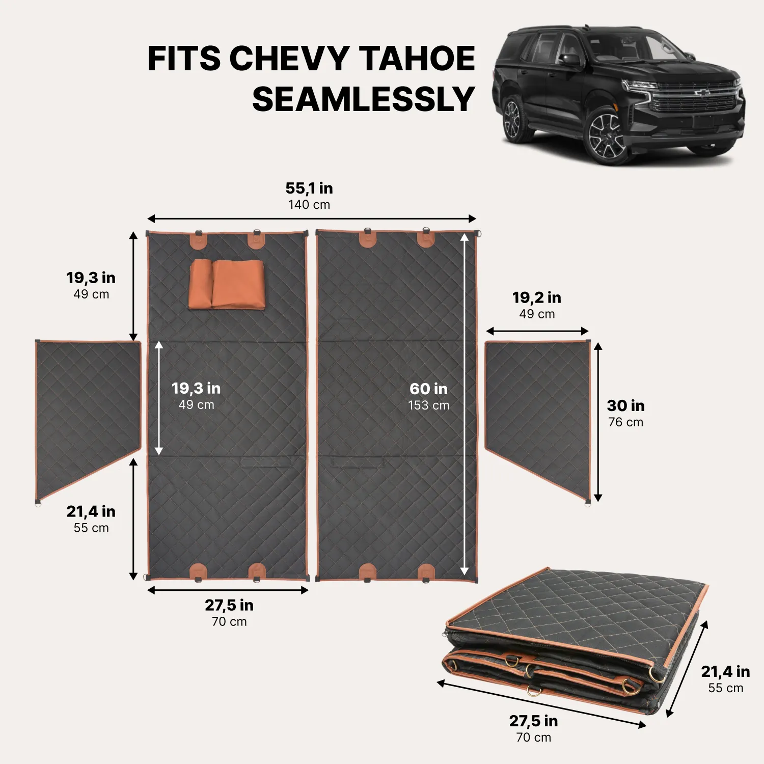Chevy Tahoe Dog Seat Cover - View 3
