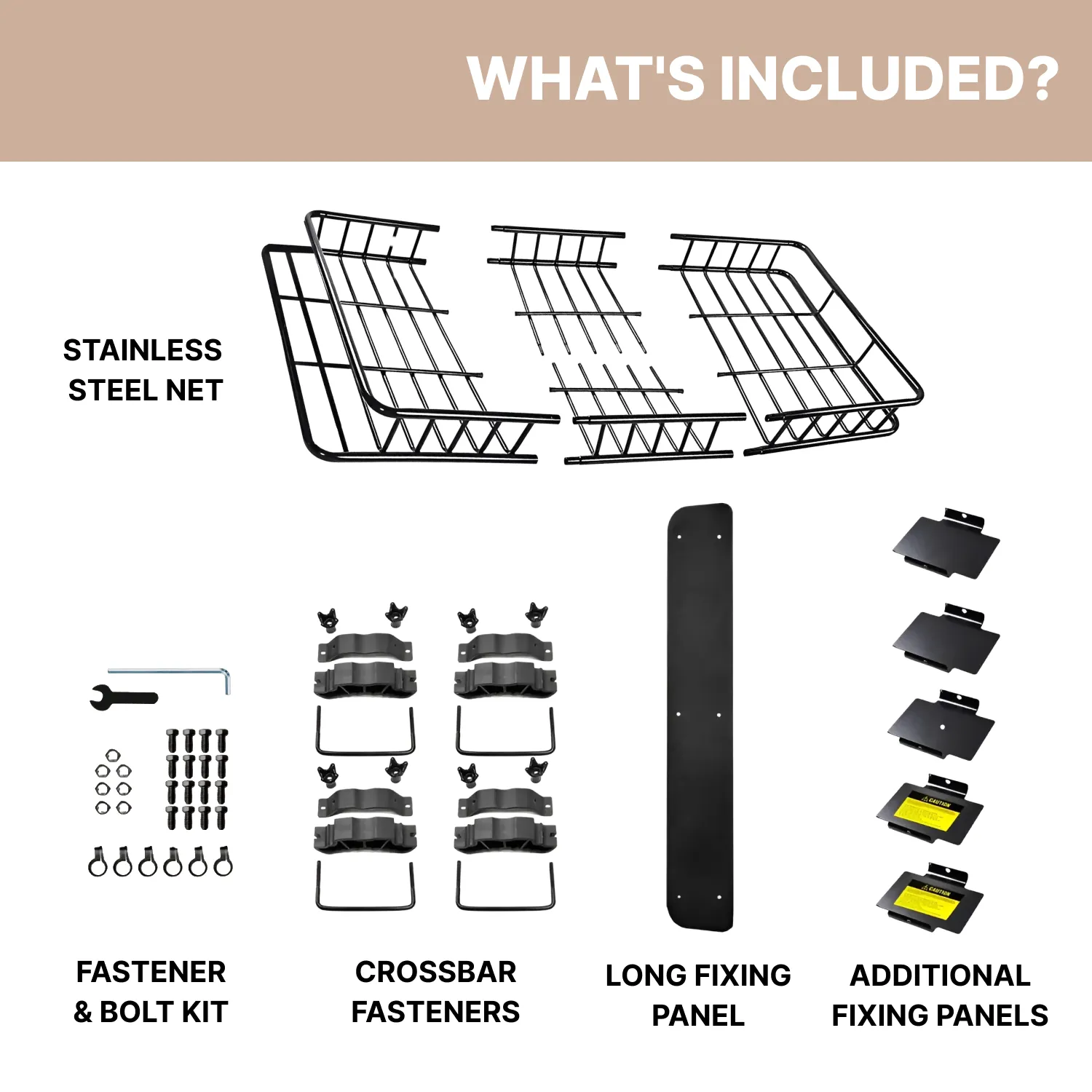 Jeep Grand Cherokee Roof Rack Basket  |  “Topper” by Owleys - View 4