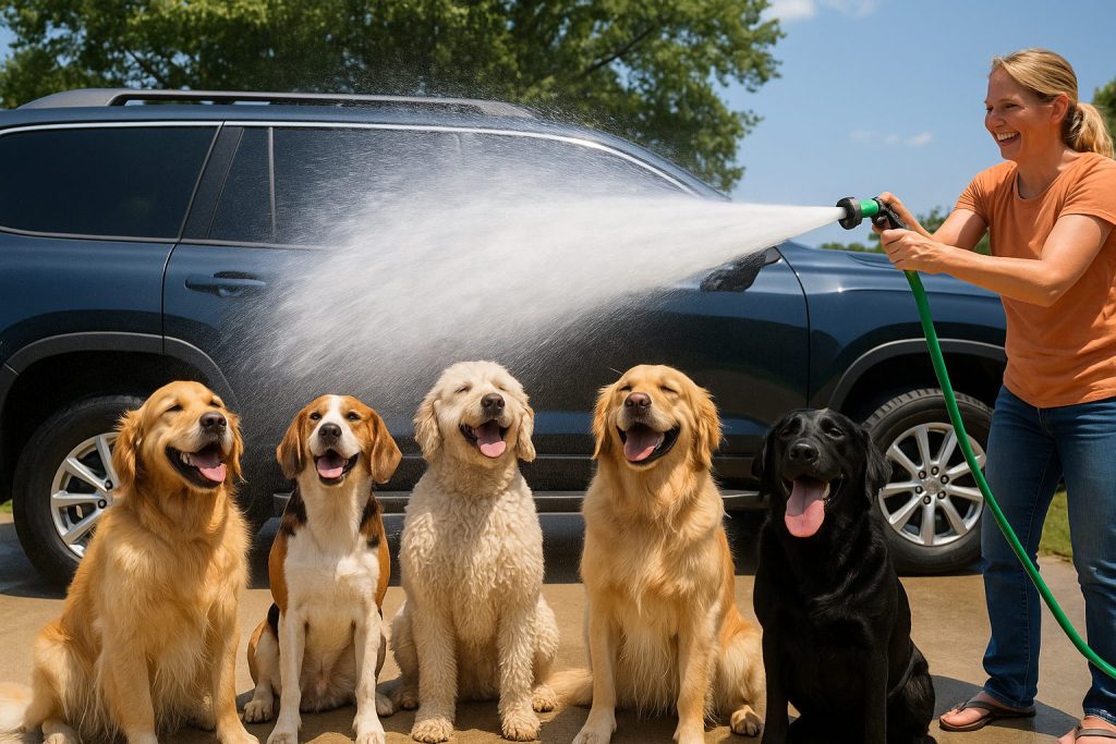 dogs-watering
